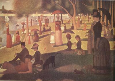 Georges Seurat Sunday Afternoon on the island of the Grande Jatte (nn03) Sweden oil painting art